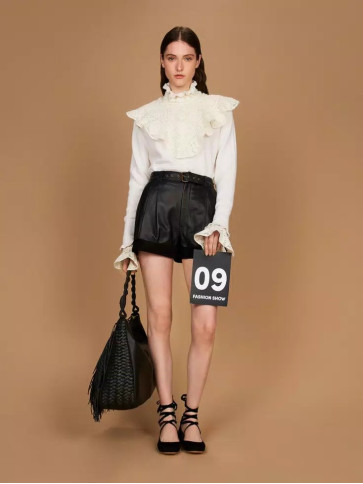 Шорти шкіряні/Чорний