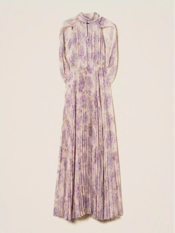 Сукня / Чорна / пурпурова квітка