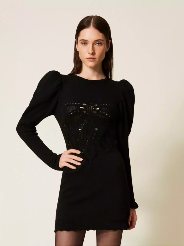 Сукня в'язана/Чорний 252TS3382