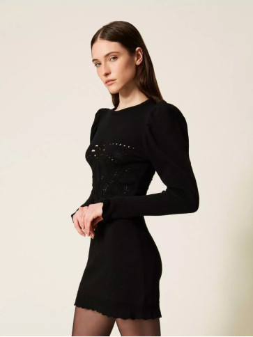 Сукня в'язана/Чорний