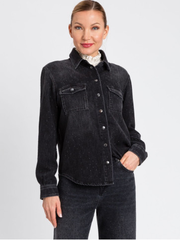 Сорочка/Чорний денім