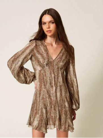 Сукня/Коричнева ящірка