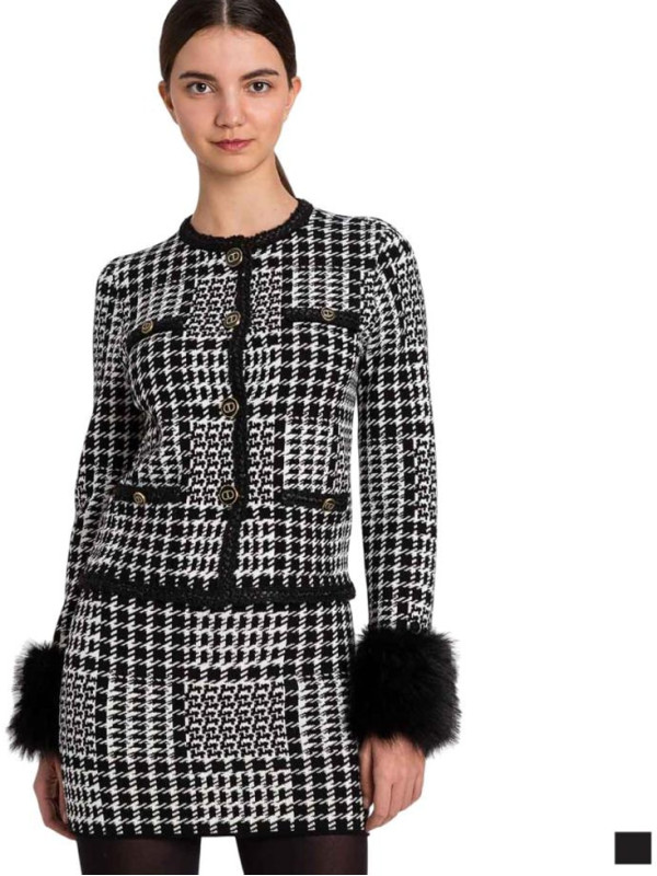 Спідниця/Сніжний/Чорний 252TT3041