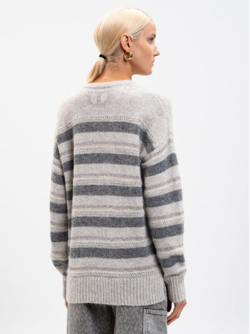 Светр/Середньо сірий меланж