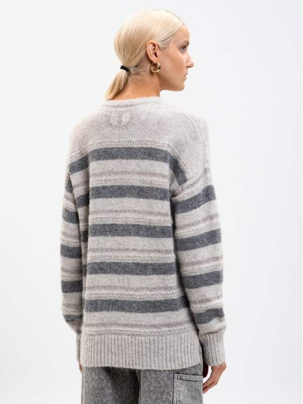 Светр/Середньо сірий меланж 252TT3072