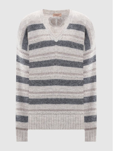 Светр/Середньо сірий меланж