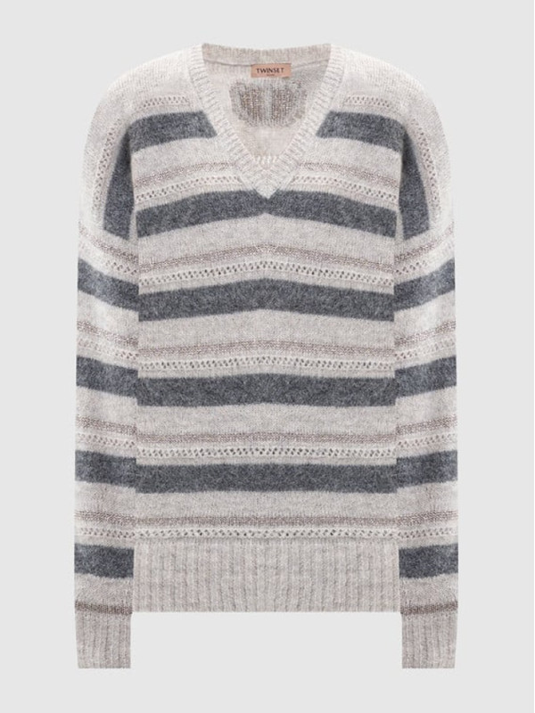 Светр/Середньо сірий меланж 252TT3072