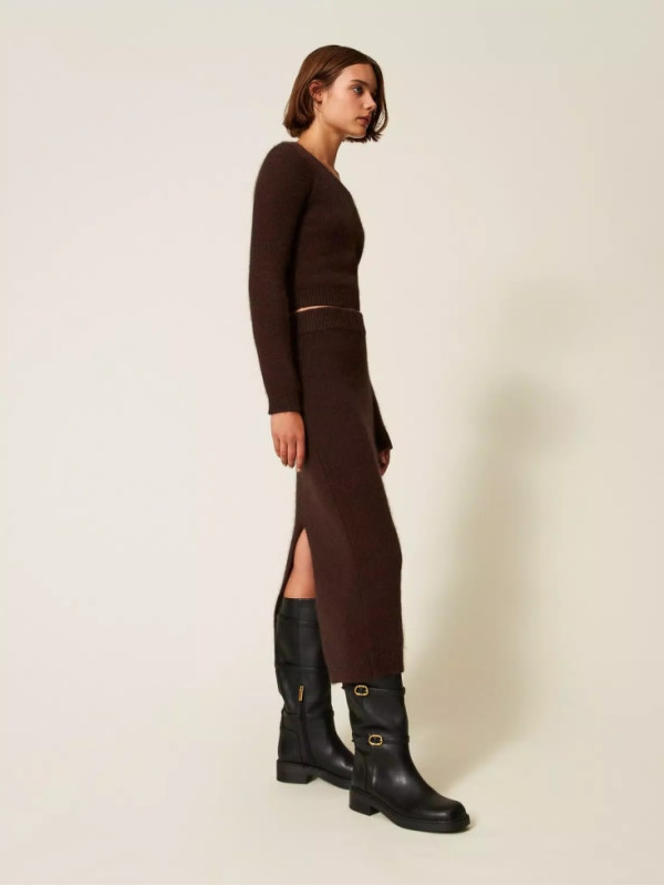 Спідниця/Чорний шоколад 252TT3186