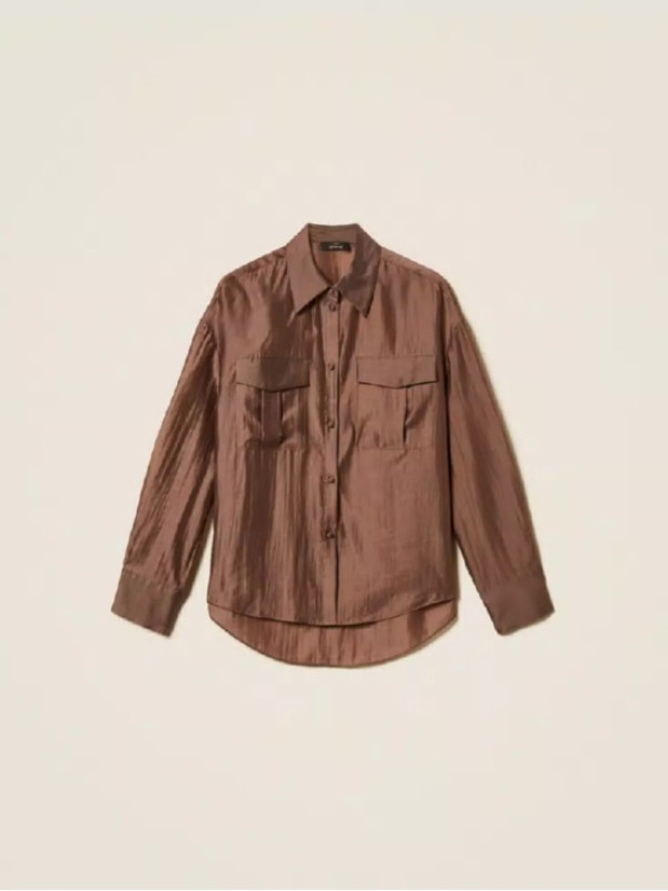 Сорочка вуалева / Шоколадний 261AP2186