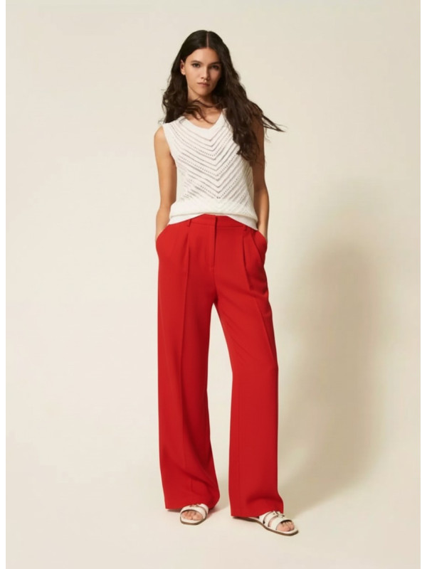 Штани Палаццо / Пурпуровий 261AP2324