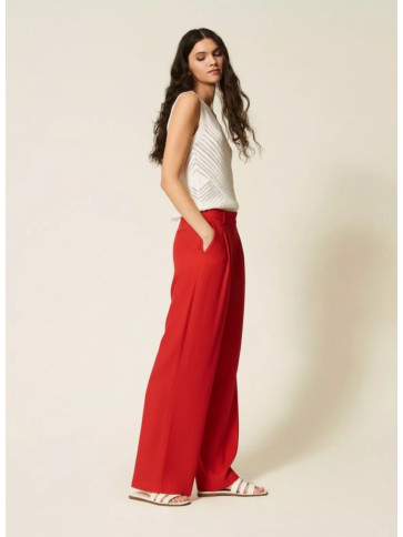 Штани Палаццо / Пурпуровий