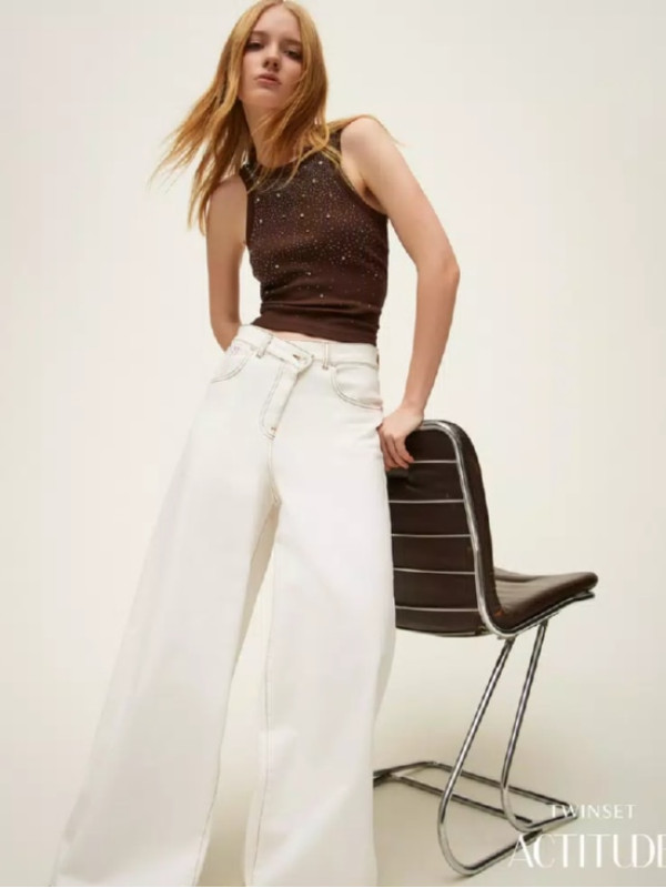 Джинси / Молочний 261AP2384