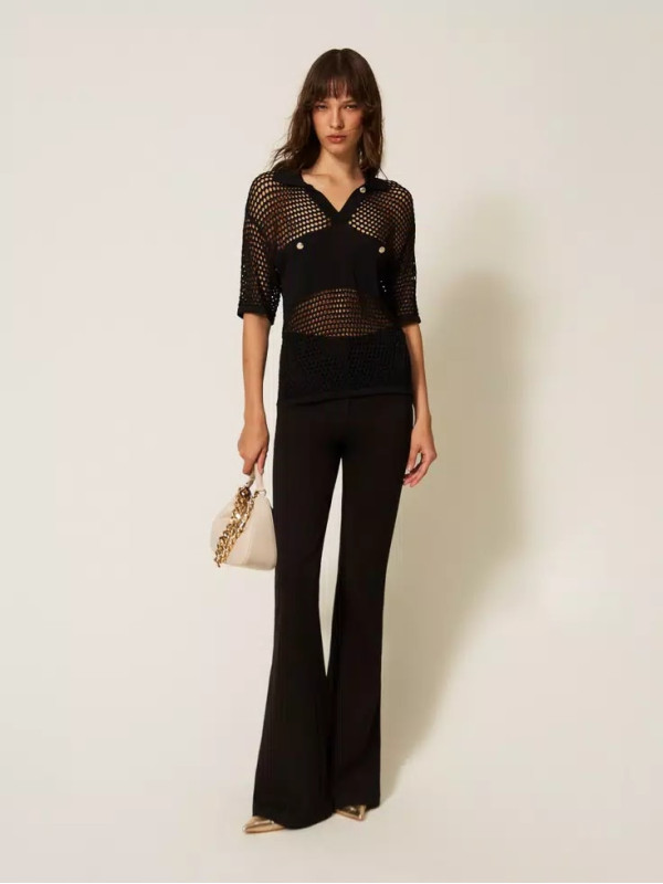 Футболка - поло / Чорний 261AP3033