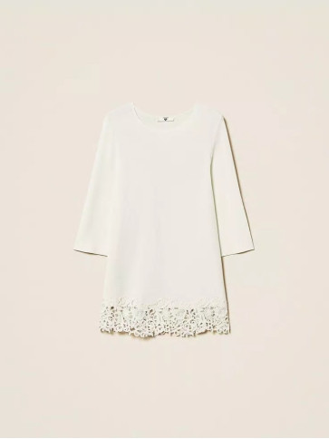 Максі светр / Білий