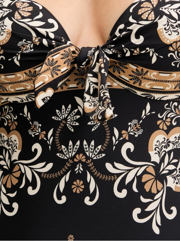 Цільний купальник / Хустковий принт 261LBMQ00