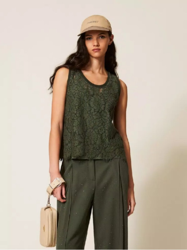 Топ з мереживом / Чебрець 261LL2AEE