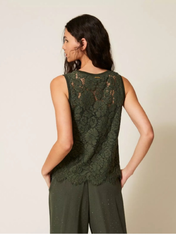 Топ з мереживом / Чебрець 261LL2AEE