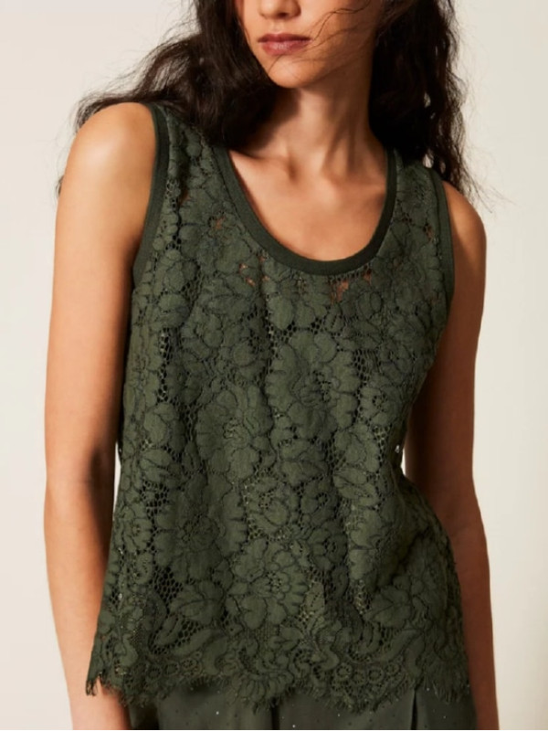 Топ з мереживом / Чебрець 261LL2AEE