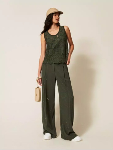 Топ з мереживом / Чебрець