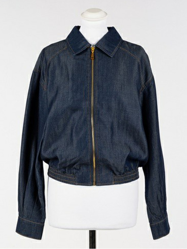 Бомбер / Темний джинс