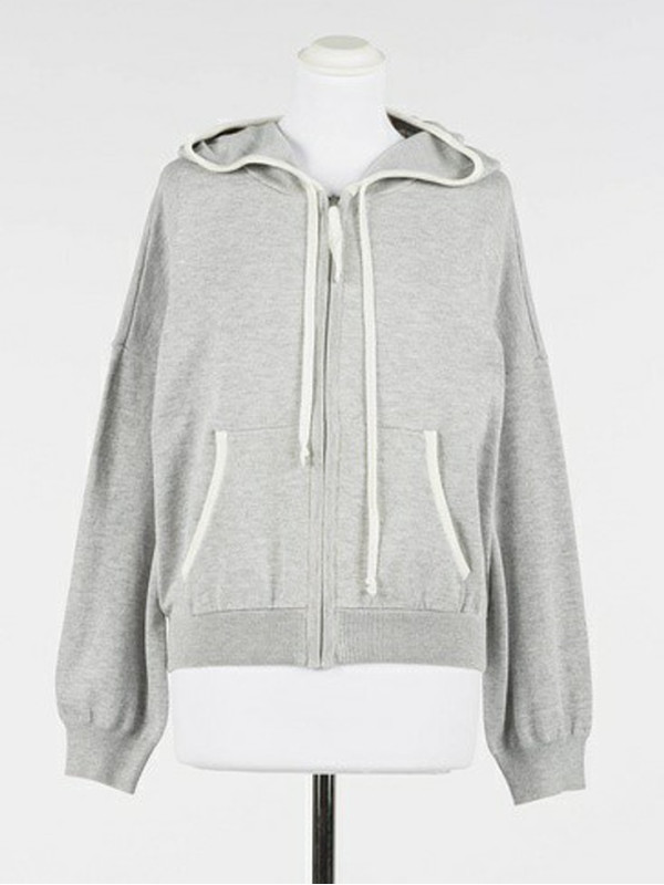 Світшот / Сірий меланж / Білий 261LL3MBB