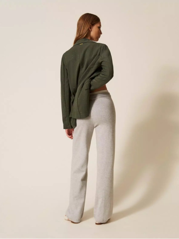 Штани / Сірий меланж / Білий 261LL3MCC