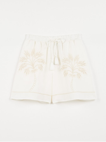 Шорти / Білий/Блакитний