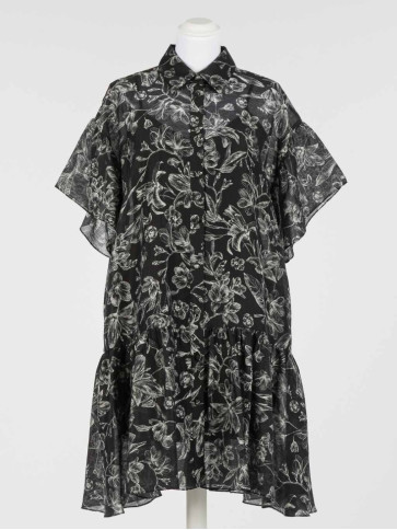 Квіткова сукня / Білий / Синій