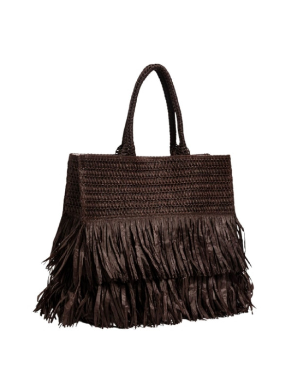 Солом'яна сумка / Шоколадна кава 261LM8AAA