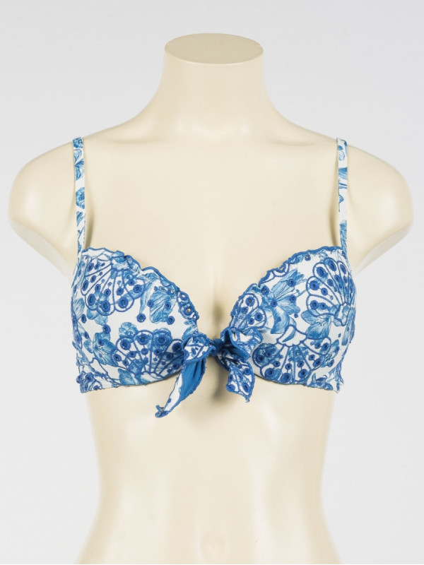 Ліф пуш-ап / Білий / Синій 261LMMD44