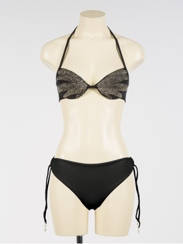 Купальник / Білий / Середземноморський блакитний