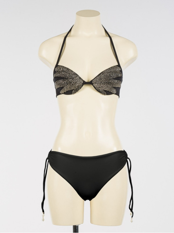 Купальник / Білий / Середземноморський блакитний