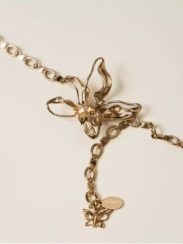 Пояс з квіткою / Старе золото