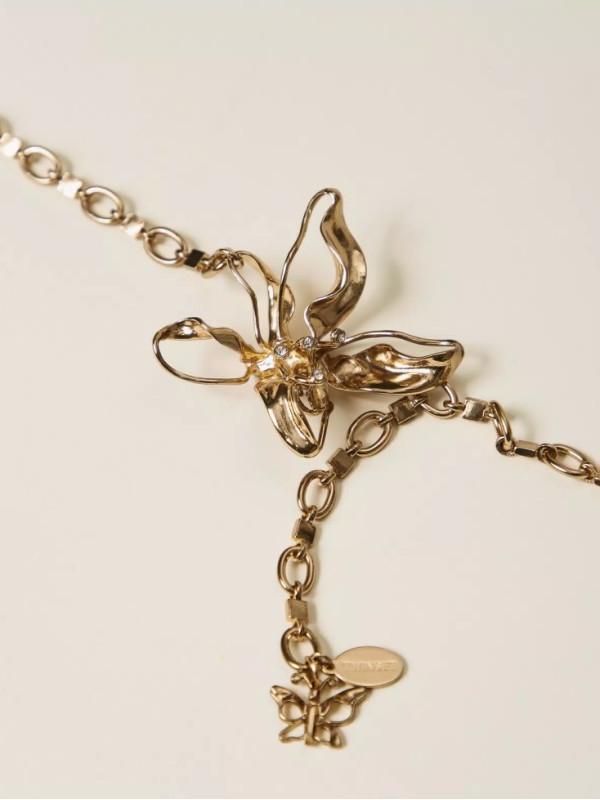 Пояс з квіткою / Старе золото