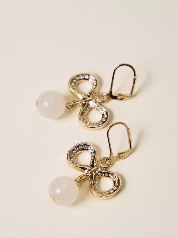 Сережки зі стразами / Нове золото