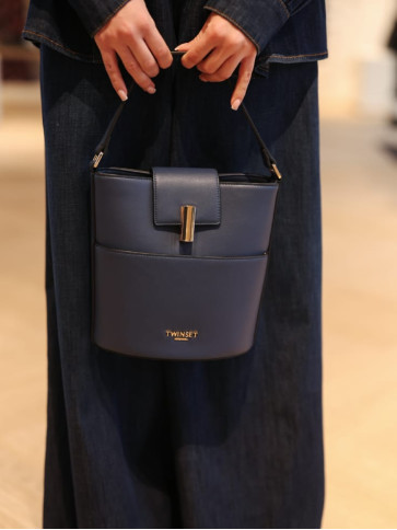 Сумка відро / Темно-синій