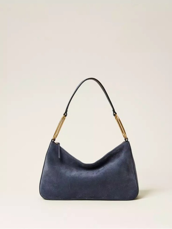 Замшева сумка / Морський синій