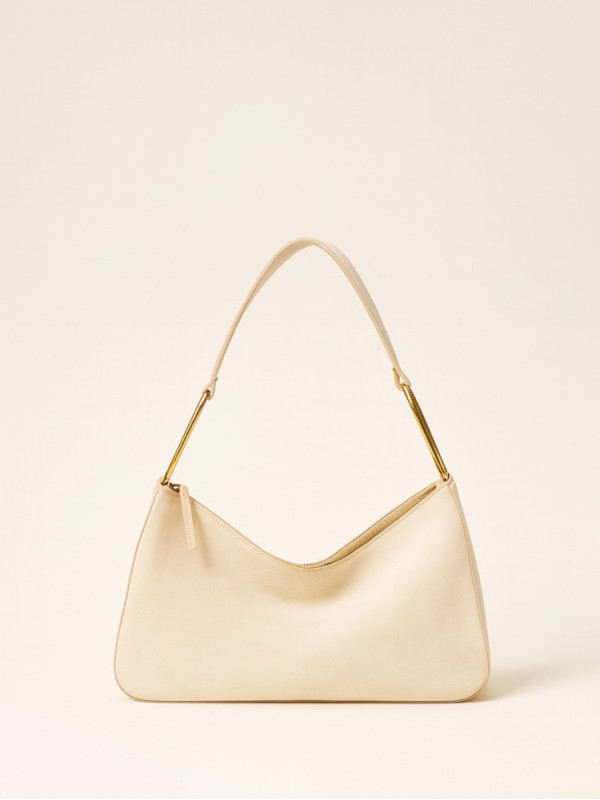 Замшева сумка / Ніжний пісочний