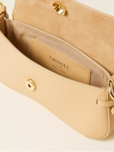 Шкіряна сумка / Ніжний пісочний