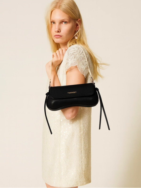 Шкіряна сумка / Чорний