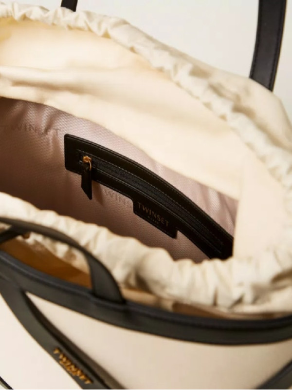 Сумка Шопер / Перламутр / Чорний 261TB7271