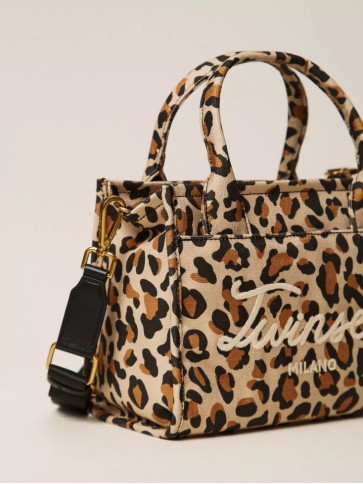 Сумка через плече / Принт плямистий