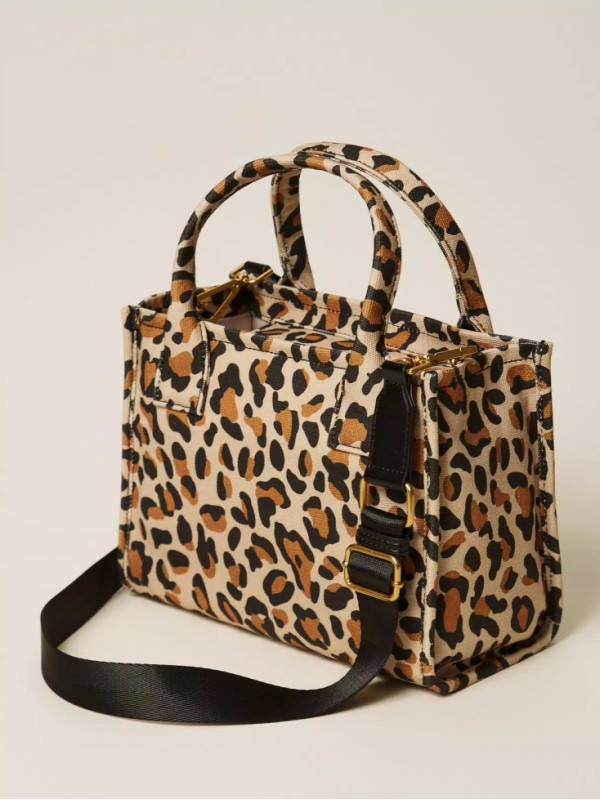 Сумка через плече / Принт плямистий