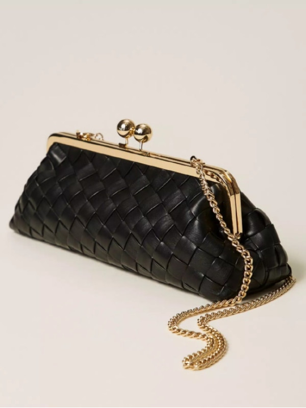 Плетений клатч / Чорний 261TB7301