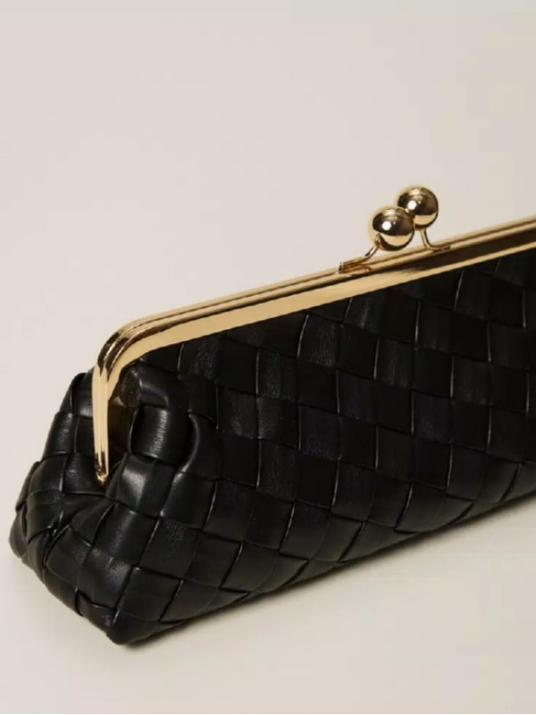 Плетений клатч / Чорний 261TB7301