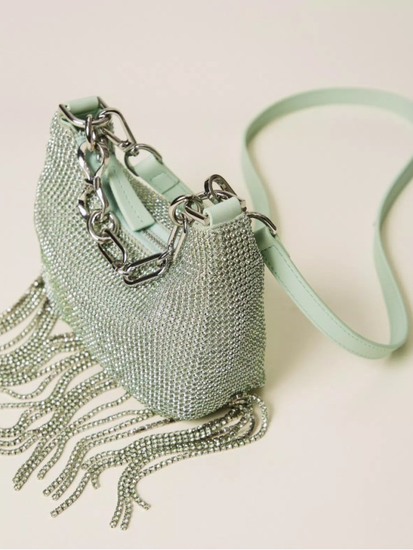 Сумка міні - круасан / Аква