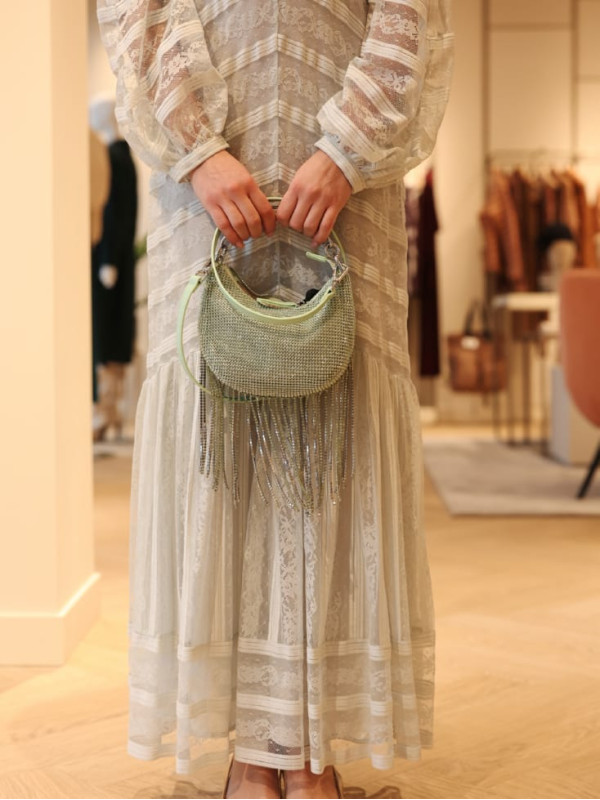 Сумка міні - круасан / Аква