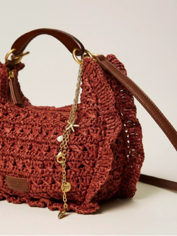 Сумка круасан / Коричнева хна