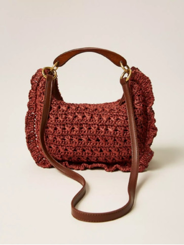 Сумка круасан / Коричнева хна