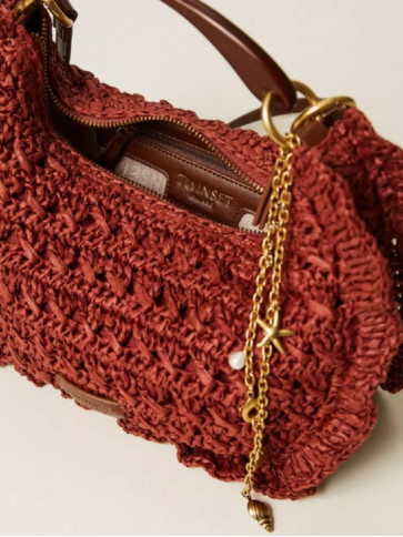 Сумка круасан / Коричнева хна